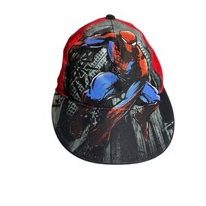 Marvel Spider Man Kids Red‎ Cap Amazing Spider Man Hat Comic Snapback